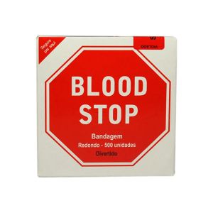 Curativo Blood Stop Redondo Infantil 500 Unidades Amp