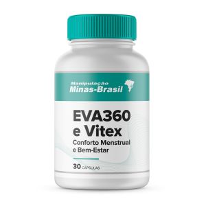 EVA360 e Vitex Conforto Menstrual e Bem-Estar 30 Cápsulas
