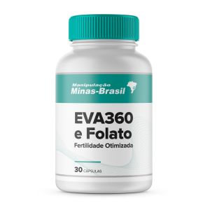 EVA360 e L-Metilfolato Fertilidade Otimizada 30 Cápsulas