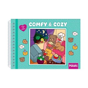 Livro De Colorir 96 Páginas Comfy E Cozy Magic