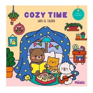 Livro De Colorir 48 Páginas Cozy Time Comfy E Cozy Books Magic