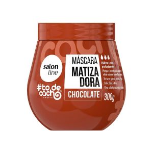 Máscara Matizadora Chocolate #todecacho 300g Salon Line