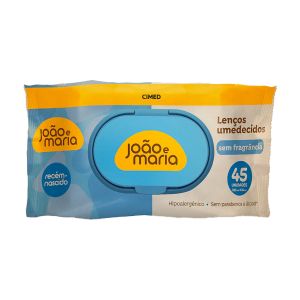 Lenço Umedecido João E Maria 45 Unidades Sem Fragância Cimed
