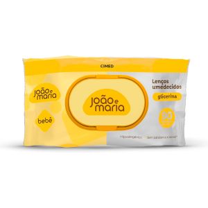 Lenço Umedecido João E Maria Glicerina 90 Unidades Cimed