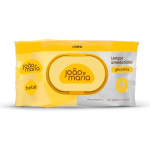 Lenço Umedecido João E Maria Glicerina 45 Unidades Cimed
