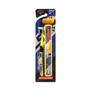 Escova Dental Macia Estojo Carros Infantil Dentalclean