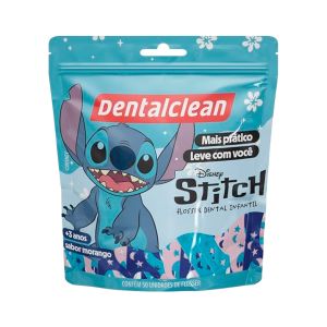 Fio Dental 50 Unidades Stitch Sabor Morango Dentalclean