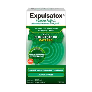 Expulsatox Xarope Expectorante Sabor Framboesa 100ml Braste Pharma