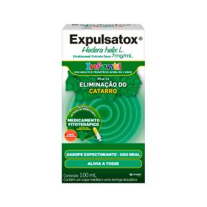 Expulsatox Xarope Expectorante Infantil 100ml Sabor Framboesa Braste Pharma