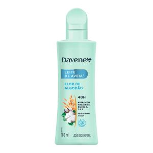 Loção Hidratante Leite de Aveia Flor de Algodão Deo Corporal Davene 180ml