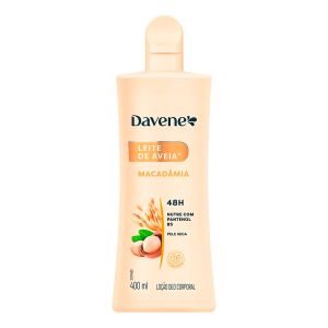 Loção Hidratante Leite de Aveia Macadâmia Deo Corporal Davene 400ml