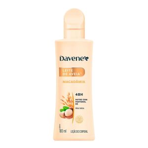 Loção Hidratante Leite de Aveia Macadâmia Deo Corporal Davene 180ml