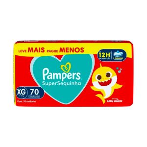 Fralda Super Sequinha Xg 70 Unidades Pampers