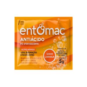 Entomac Pó Efervescente 1 Envelope 5g Laranja Airela