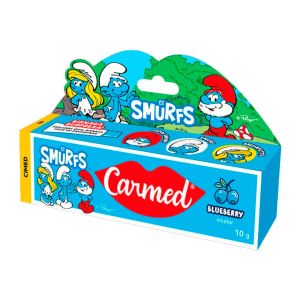 Carmed Os Smurfs Blueberry Incolor Hidratante Labial 10g