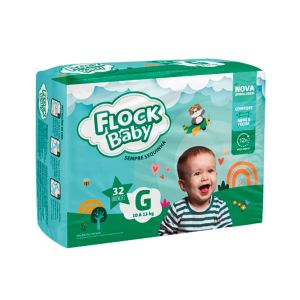 Fralda Descartável Sempre Sequinha G 32 Unidades Flock Baby