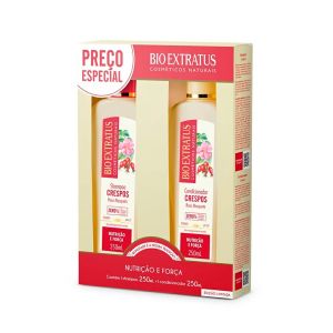 Kit Shampoo 250ml + Condicionador 250ml Crespos Nutição E Força Bio Extratus