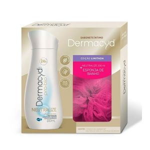 Kit Sabonete Íntimo Dermacyd Neutralize 200ml + Esponja