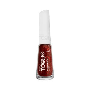 Esmalte Novo Toque Fashionista Glitter 8ml
