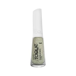 Esmalte Novo Toque Flocos De Neve Glitter 8ml