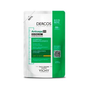 Shampoo Dercos Anticaspa Cabelos Secos Refil 200g Vichy Laboratoires