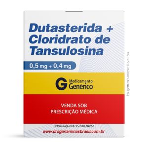 Dutasterida 0,5mg + Cloridrato De Tansulosina 0,4mg 30 Cápsulas Genérico Zydus