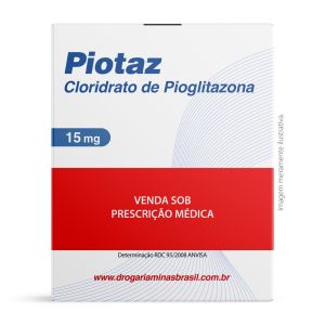 Piotaz Cloridrato de Pioglitazona 15mg 30 Comprimidos
