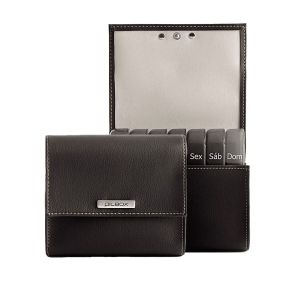 Porta Comprimidos Semanal Pilbox Maxi Chocolate