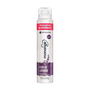 Desodorante Antitranspirante Aerossol 200ml Flor De Lavanda Monange