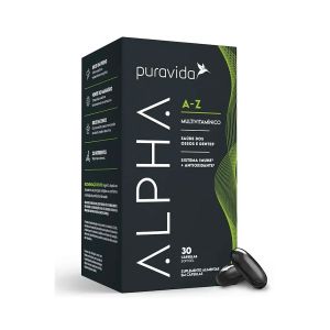 Suplemento Alimentar Alpha A-Z Multivitamínico 30 Cápsulas Puravida