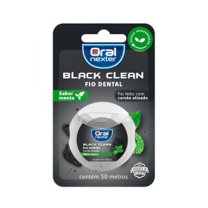 Fio Dental Black Clean Menta 50m Oral Nexter