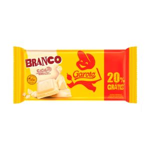 Chocolate Garoto Branco 80g 20% Grátis
