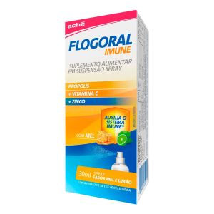 Flogoral Imune Spray Mel e Limão Suspensão 30ml