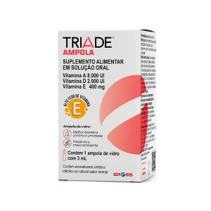 Suplemento Alimentar Triade Ampola Laranja 3ml