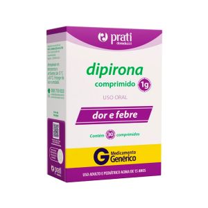 Dipirona 1g 30 Comprimidos Genérico Prati Donaduzzi