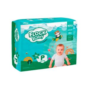 Fralda Descartável Sempre Sequinha P 76 Unidades Flock Baby