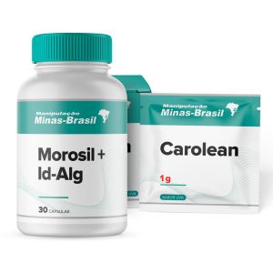 Kit Carolean + Morosil +Id-Alg 30 Sachês Sabor Uva