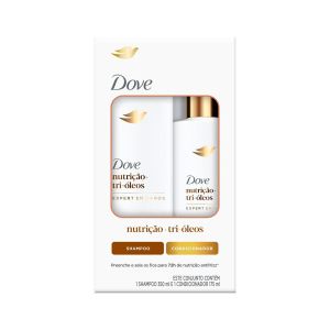 Kit Dove Nutrição + Tri-Óleos Shampoo 350ml + Codicionador 175ml
