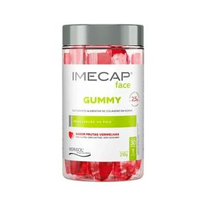 Suplemento Alimentar Imecap Face Gummy Frutas Vermelhas 210g 30 Unidades Fqm