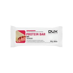 Barra De Proteína Dux Human Health Mini Sabor Chocolate Branco E Frutas Vermelhas 30g