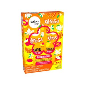 Kit Salon Line Xêrosa Baunilha Doce Shampoo 300ml + Condicionador Multy 200ml