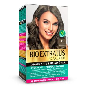 Tonalizante Bio Extratus Color 61 Louro Escuro Acinzentado 135g