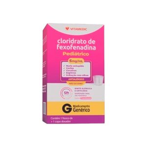 Cloridrato De Fexofenadina 6mg/ml Pediátrico 150ml Genérico Vitamedic