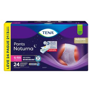 Roupa Íntima Tena Pants Noturna G/EG Leve 24 Pague 21 Unidades