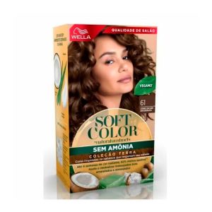 Tinta Wella Soft Color Sem Amônia 61 Louro Escuro Amadeirado