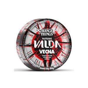 Pastilhas Valda Stranger Things Vecna Sabor Frutas Vermelhas Ácidas Lata 50g