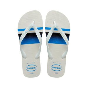 Sandália Havaianas Top Basic Branco/Azul 39/40
