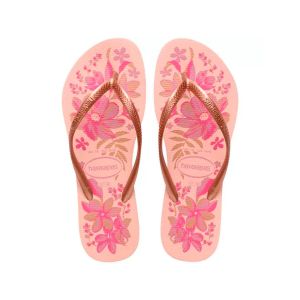 Sandália Havaianas Slim Organic Rosa/Dourado 37/38