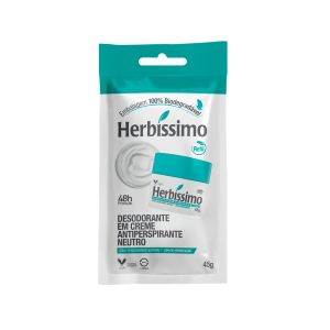 Desodorante Creme Herbíssimo Antiperspirante Neutro Refil 45g