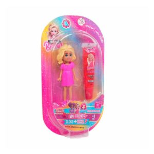 Kit Polibrinq Boneca Cristal + Gloss + Roupinha Surpresa Makebrinq Mini Friends
